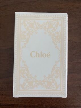 NWOT Chloé game cards in Cream & Pale pink